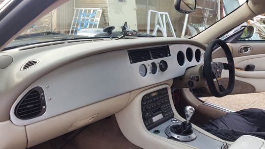 Jaguar dashboard fitted